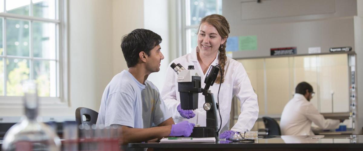 Students in Science Learning Center 